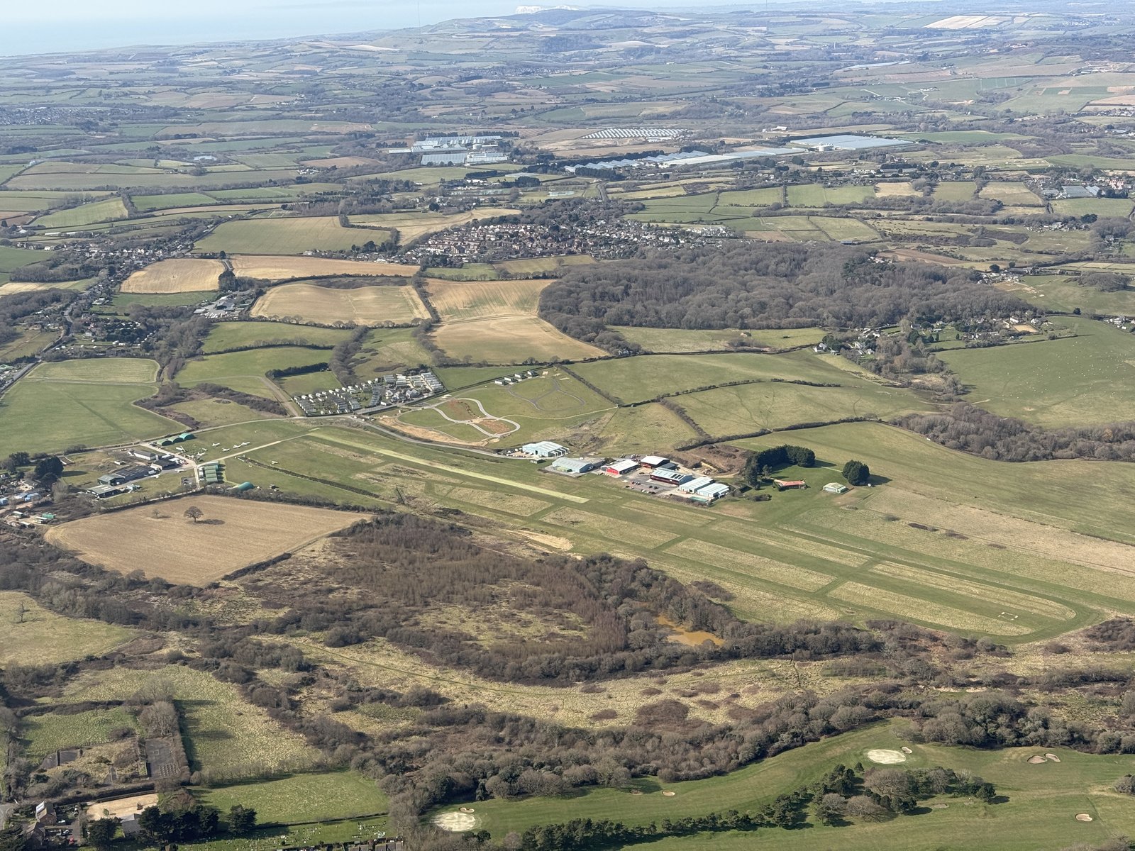 Sandown Airport from Above
