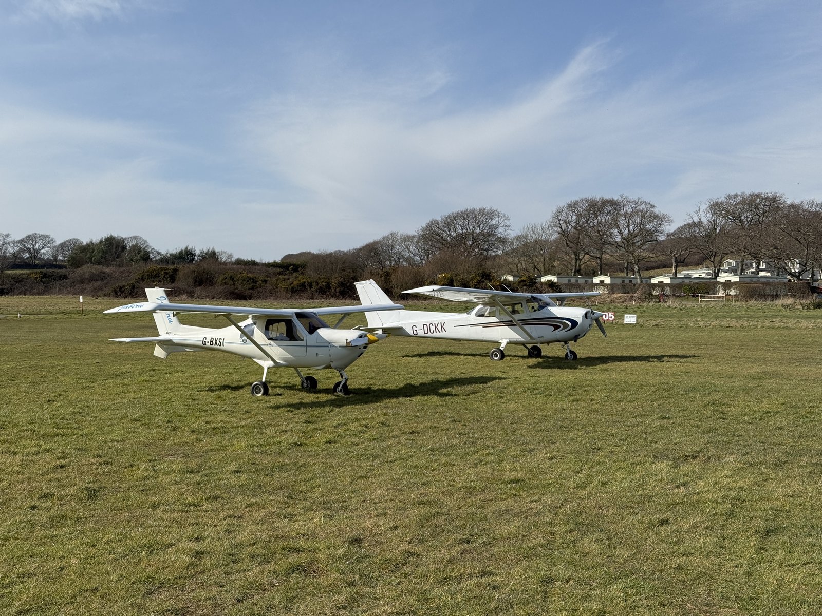 G-DCKK Parked up in the visitors slot at Sandown