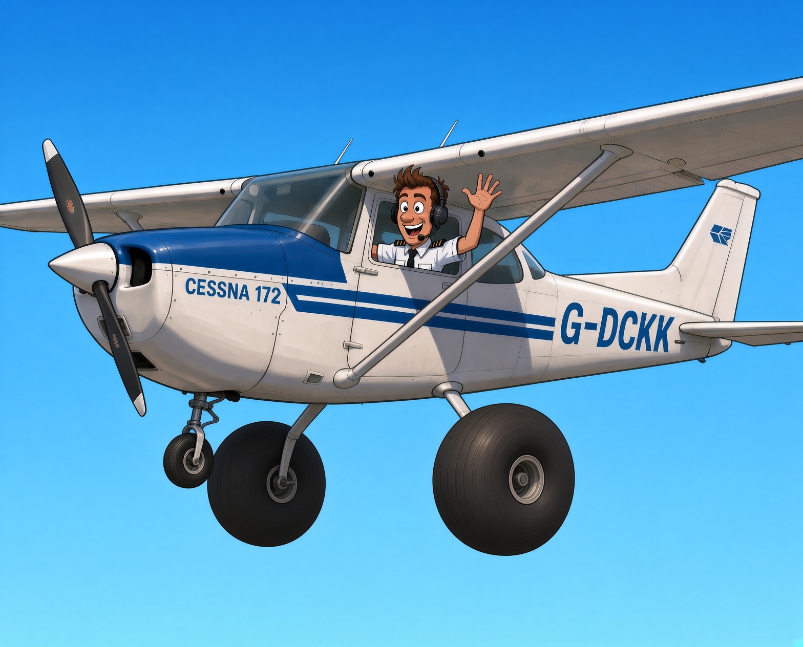 Cessna 172 with Tundra Tyres