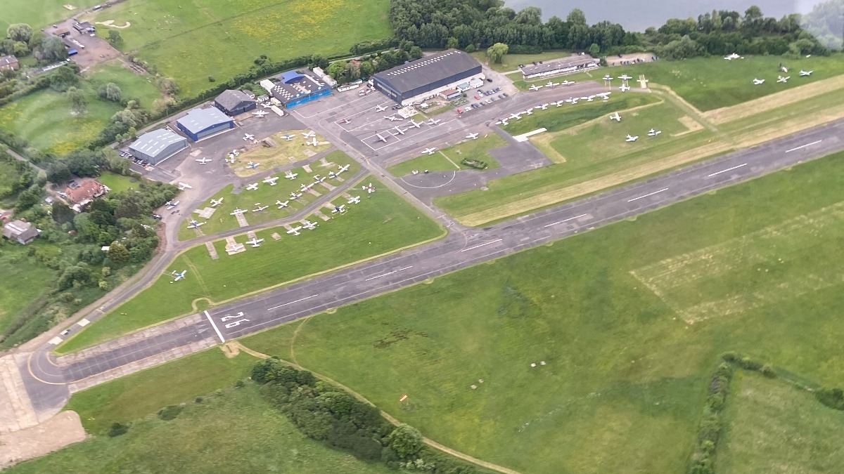 Elstree EGTR from above