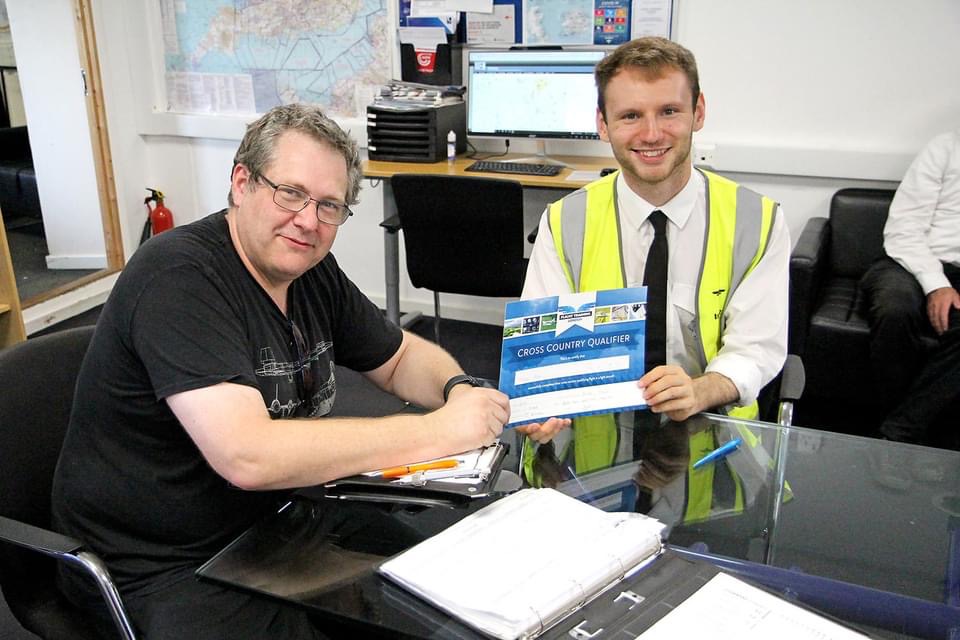 Wayne with James my first FTL instructor